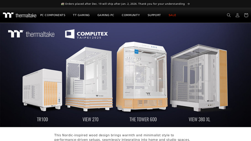 Thermaltake Introduces Nordic