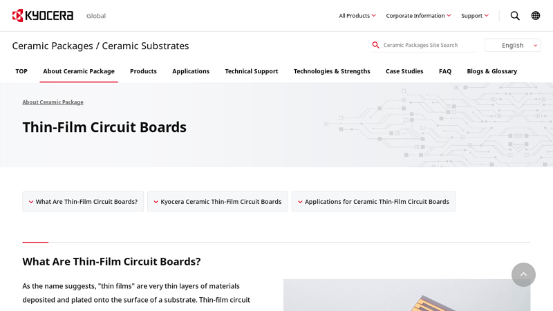 Thin-Film Circuit Boards