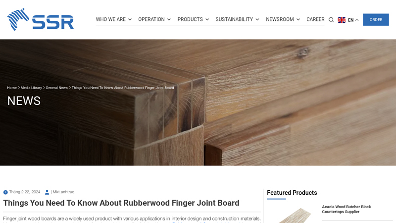 Things You Need To Know About Rubberwood Finger Joint Board