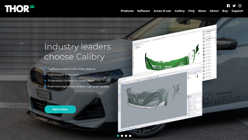 Thor3D – Manufacturer of Handheld 3D Scanners