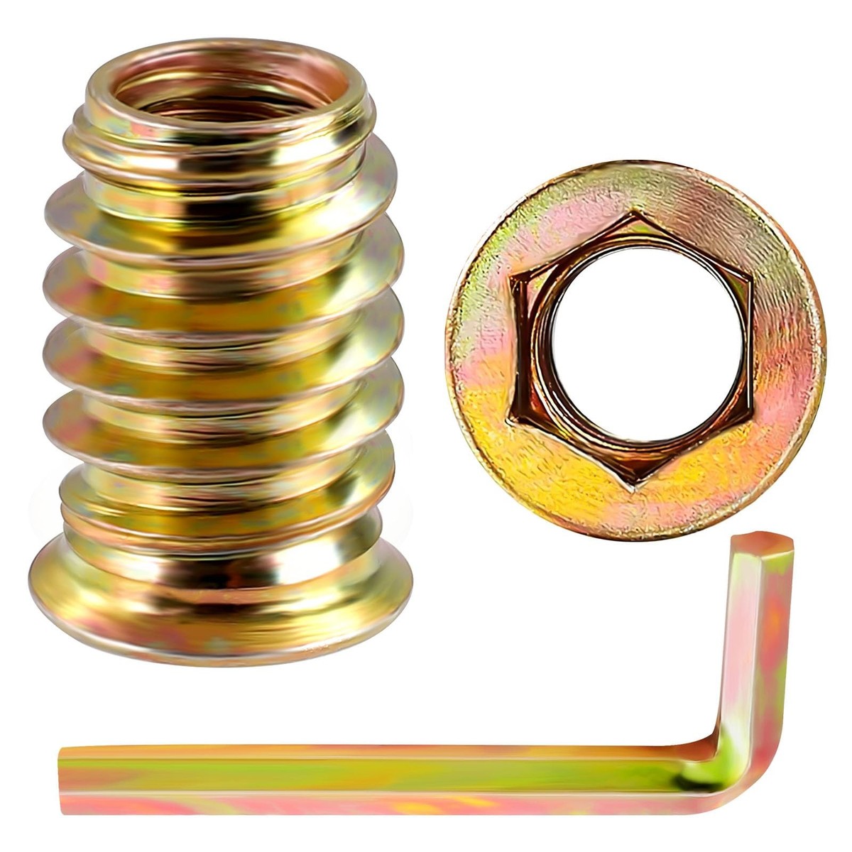 Threaded Inserts for Wood, Metal & Plastic