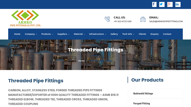 Threaded Pipe Fittings