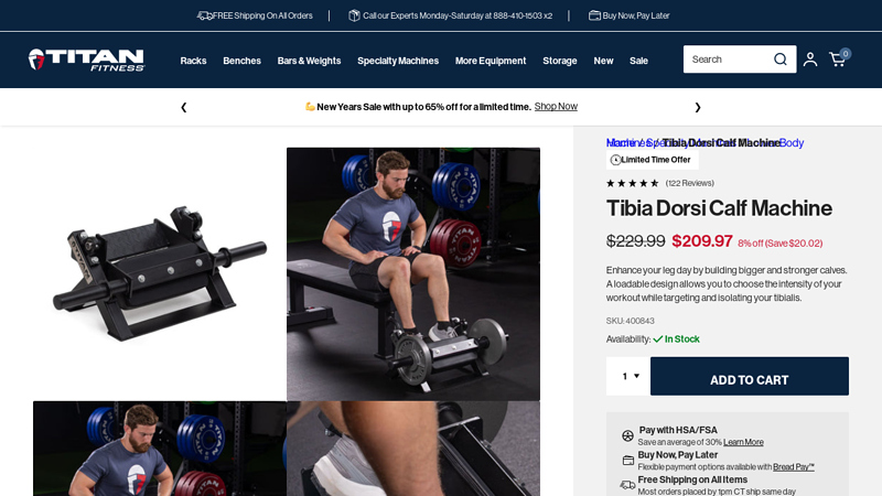 Tibia Dorsi Calf Machine