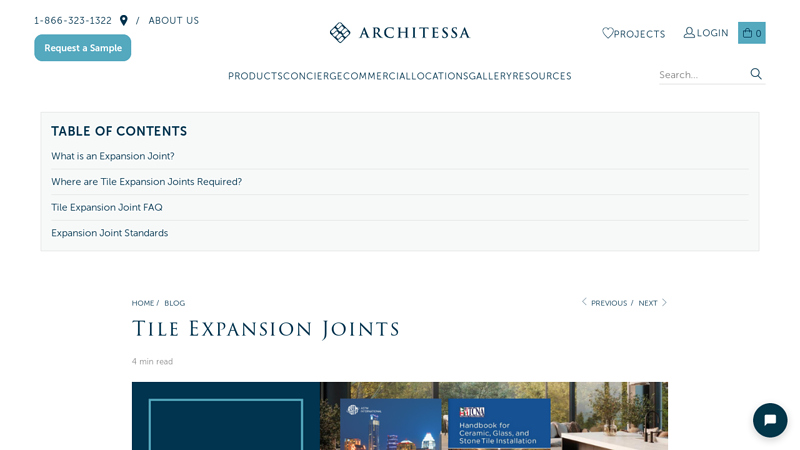 Tile Expansion Joints