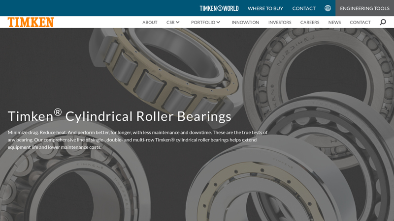 Timken Cylindrical Bearings