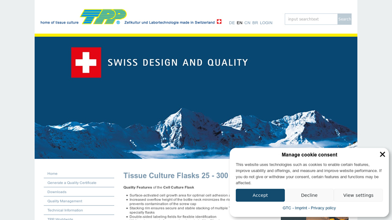 Tissue Culture Flasks 25