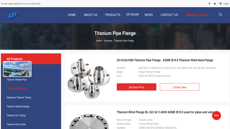 Titanium Pipe Flange