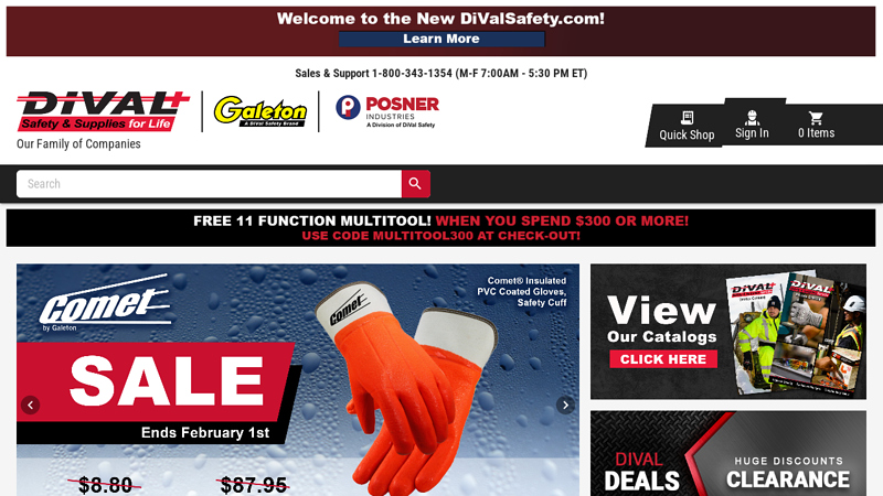 to DiVal Safety Equipment