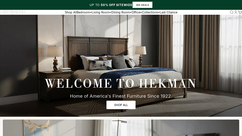 to Hekman Official Web Site