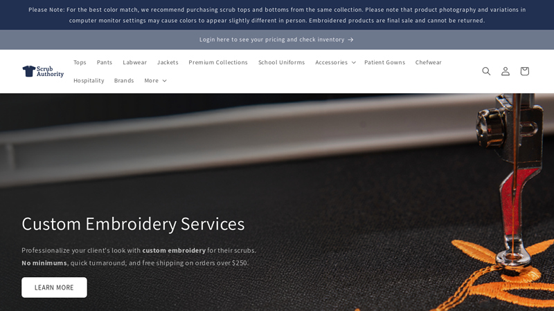 to SCRUBAUTHORITY.COM