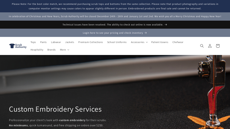 to SCRUBAUTHORITY.COM