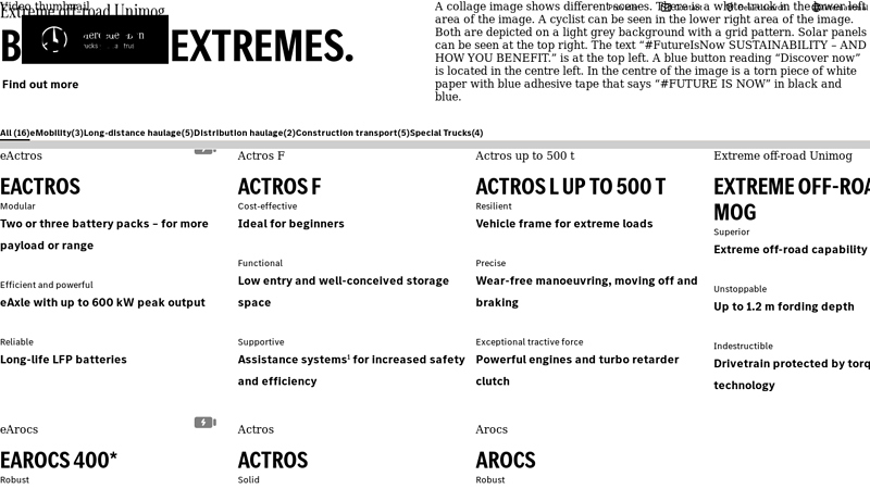 to the world of Mercedes-Benz Trucks