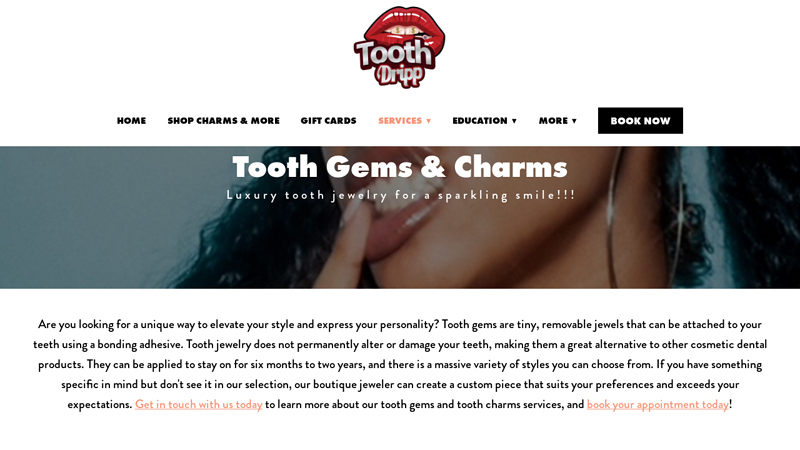 Tooth Gems & Charms