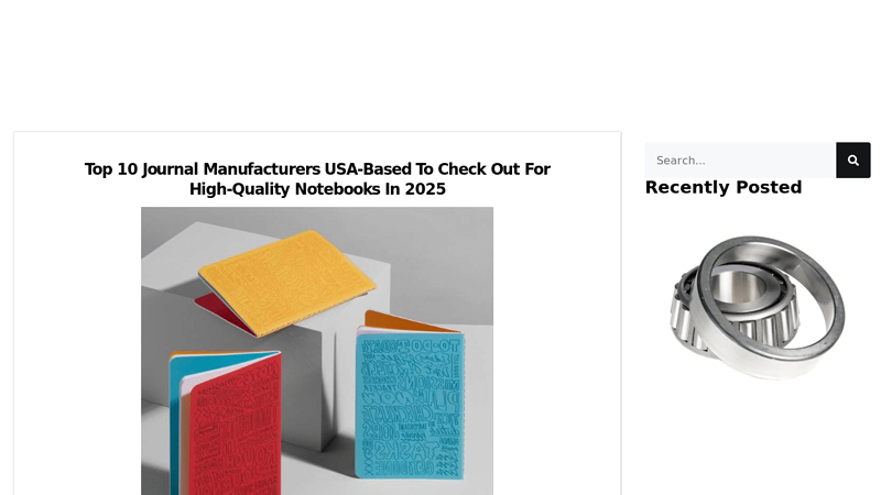 Top 10 Journal Manufacturers USA