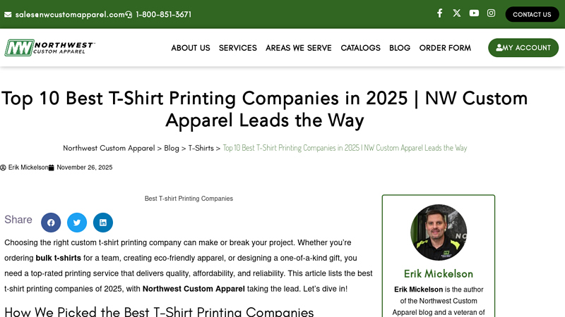 Top 10 T custom t-shirts