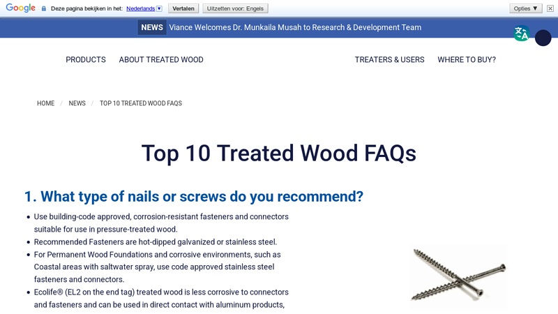 Top 10 Treated Wood FAQs