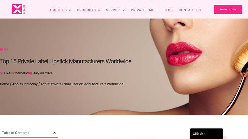 Top 15 Private Label Lipstick Manufacturers Worldwide