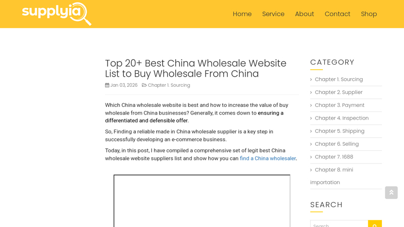 Top 20 Best China Wholesale Website to Find Chinese Supplier