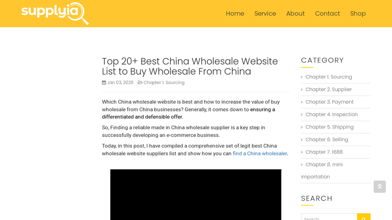 Top 20 Best China Wholesale Website to Find Chinese Supplier