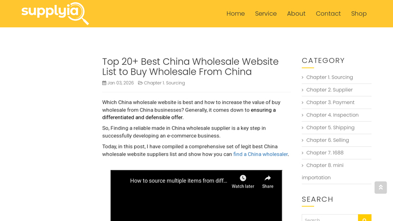 Top 20 Best China Wholesale Website to Find Chinese Supplier