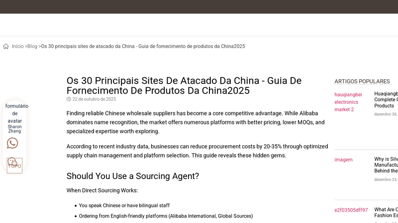 Top 30 China Wholesale Websites