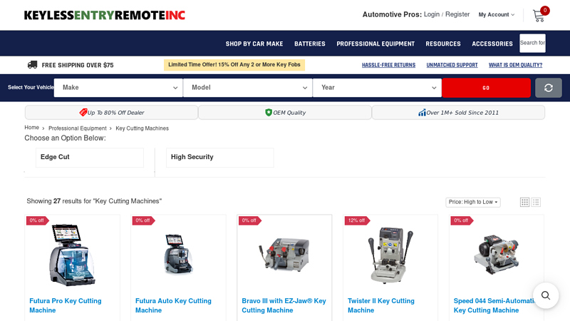 Top Brands of Automotive Key Cutting Machines
