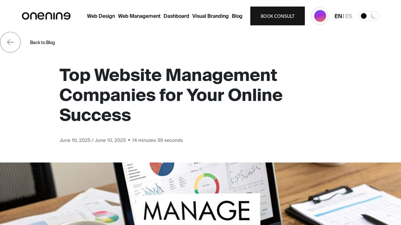 Top Website Management Companies for Your Online Success
