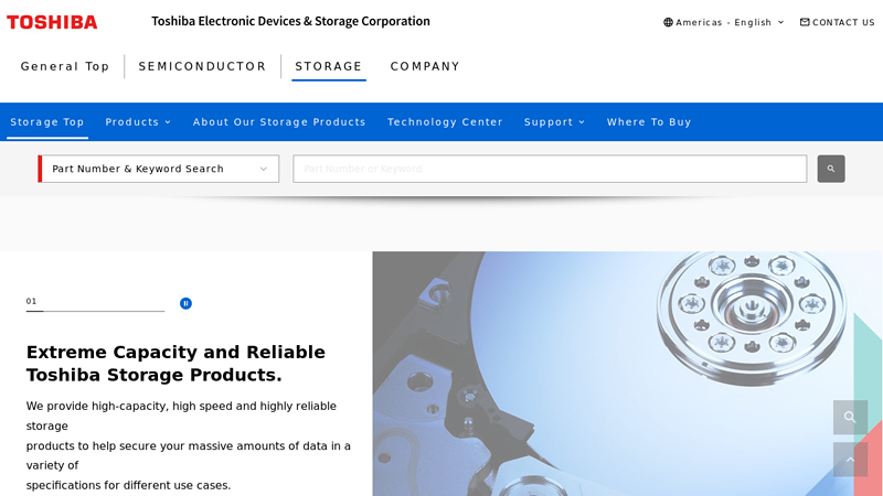 Toshiba Storage Products US High