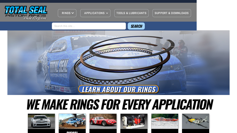 Total Seal® Piston Rings