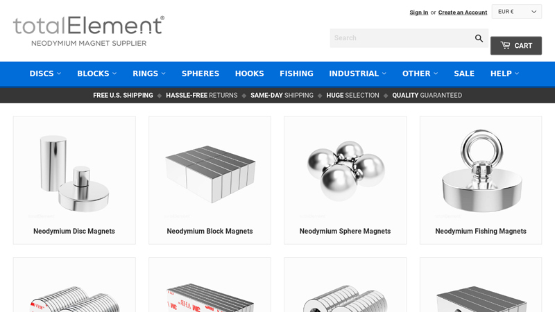 totalElement: Strong Neodymium Magnets for Sale