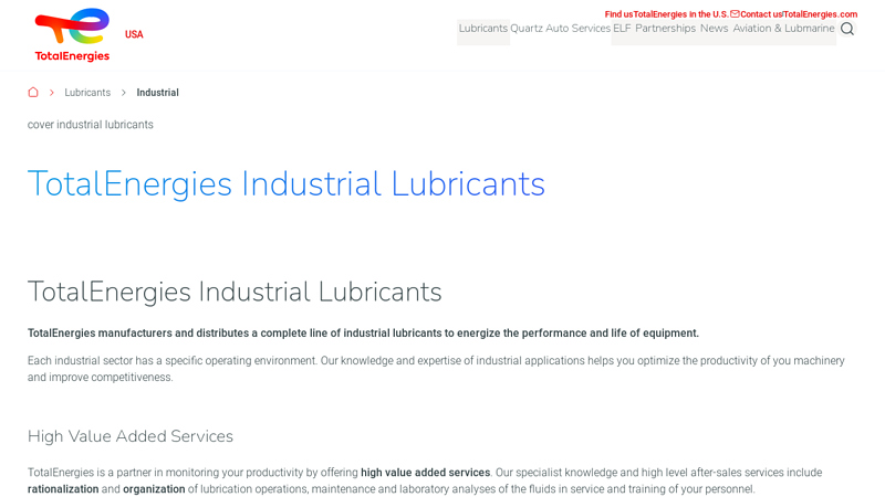 TotalEnergies Industrial Lubricants