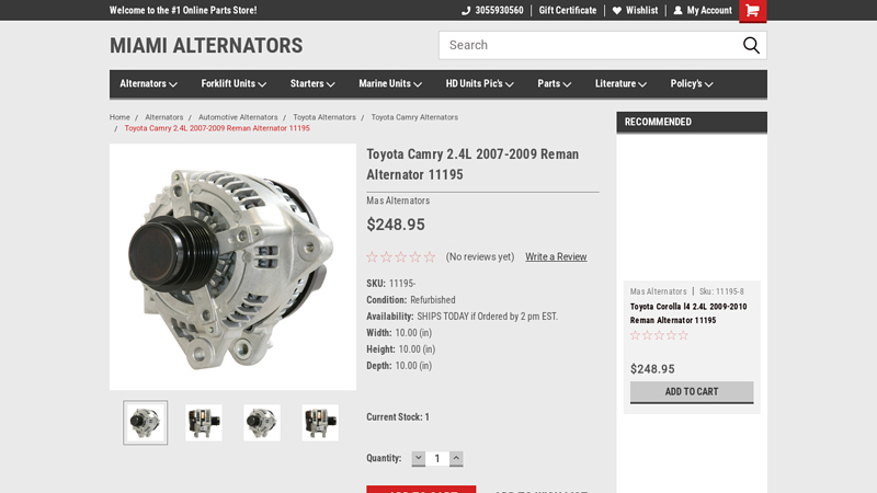 Toyota Camry 2.4L 2007