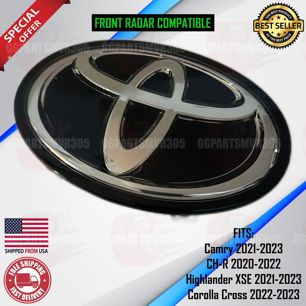 Toyota Camry Emblem Front 2022 Oem industry insight