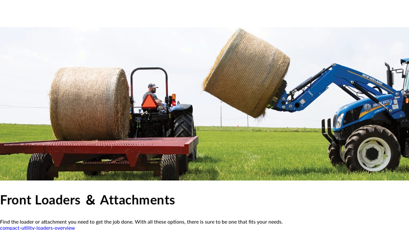 Tractor Attachments & Front Loaders