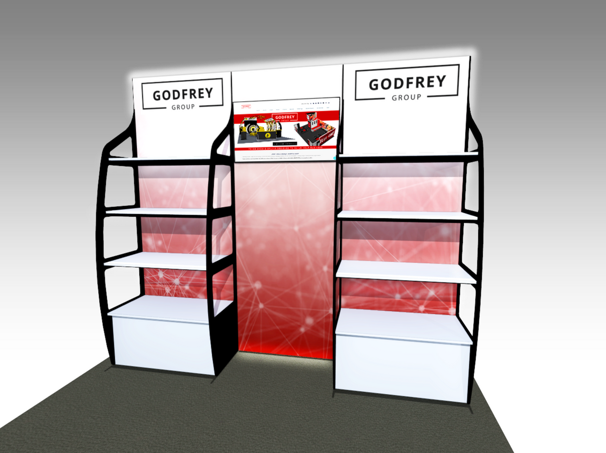 Trade Show Product Display Shelving