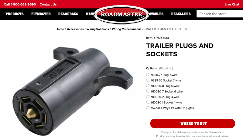 TRAILER PLUGS AND SOCKETS