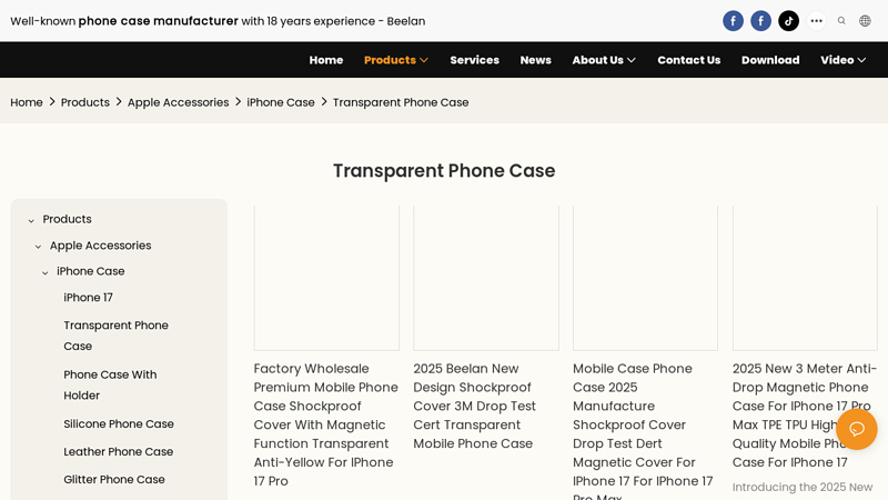 Transparent Phone Case Manufacturer