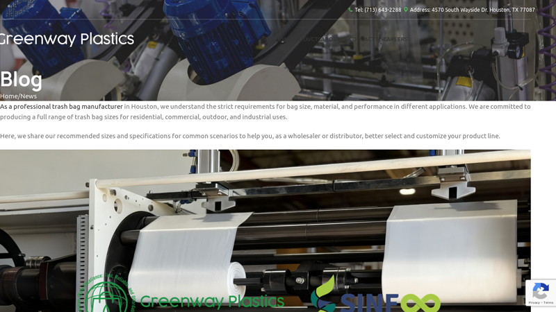 Trash Bag Manufacturer in Houston