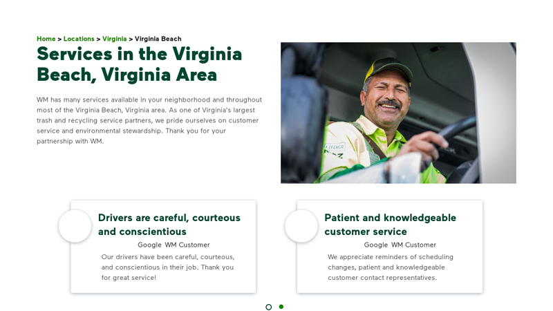 Trash, Garbage and Recycling Services in Virginia Beach, Virginia