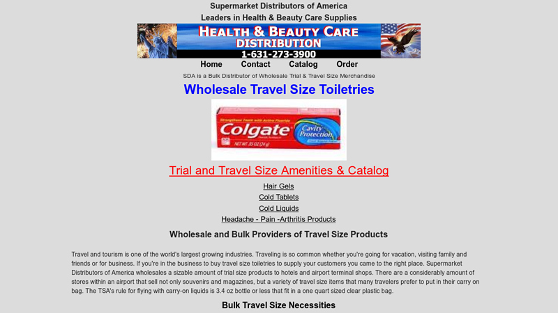 Travel Size Toiletries & Trial Size Products