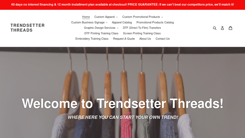 Trendsetter Threads: Custom Apparel custom t-shirts