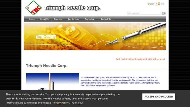 Triumph Needle Corp.