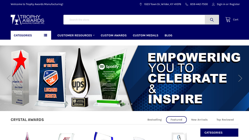 Trophy Awards Manufacturing