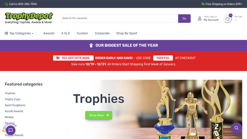 Trophy Depot: Trophies and Awards