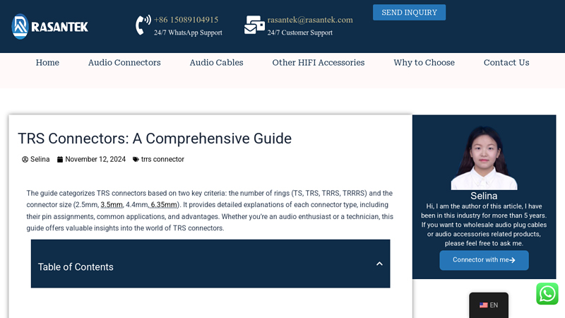TRS Connectors: A Comprehensive Guide
