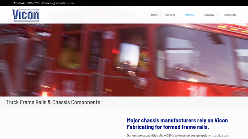 Truck Frame Rails & Chassis Components