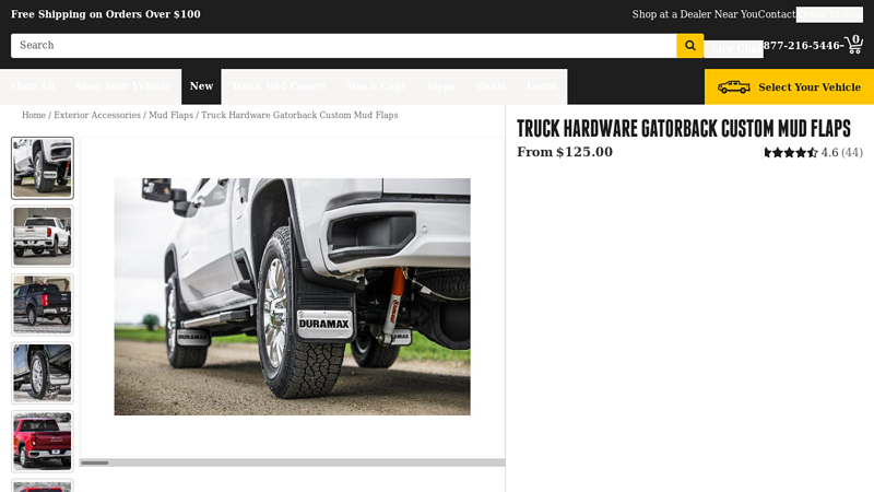 Truck Hardware Gatorback Custom Mud Flaps