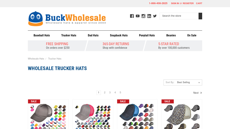Trucker Hats Wholesale