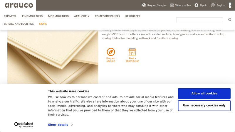 Trupan Ultralight MDF