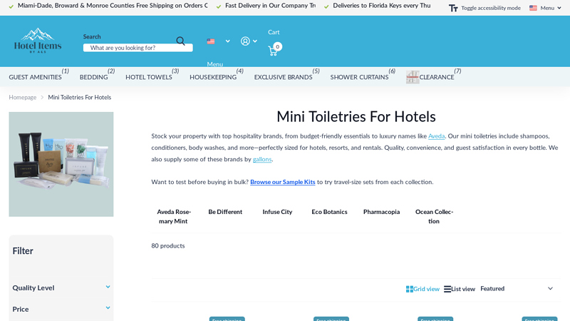 Trusted Mini Toiletries for Hotels